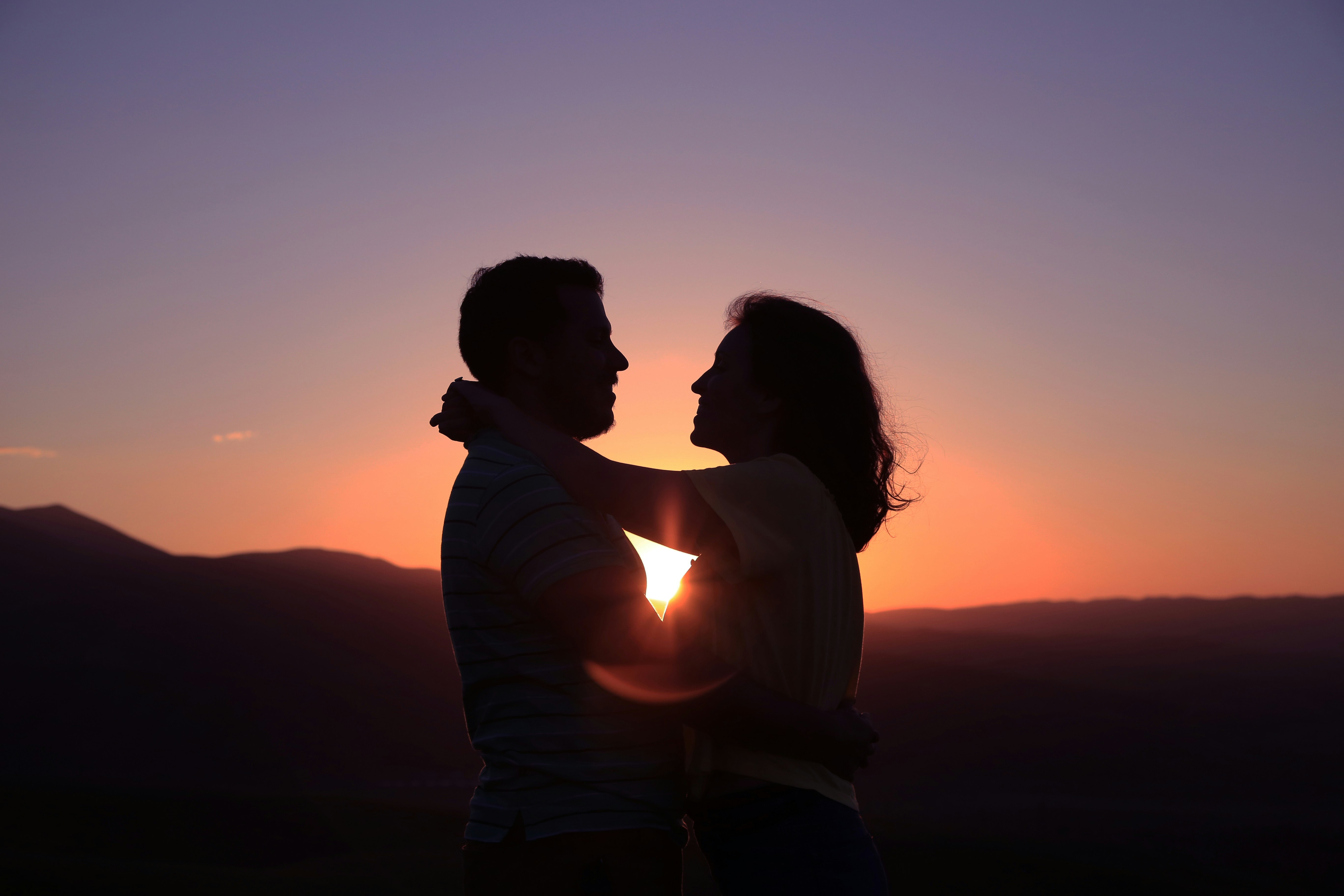 Couple at sunset